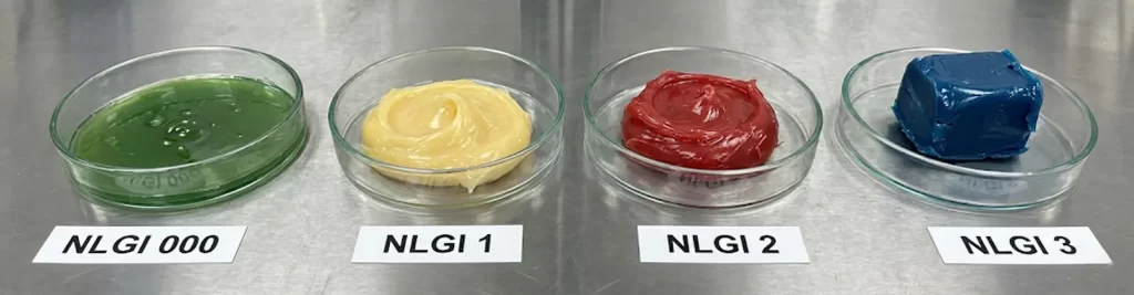 Different NLGI grades