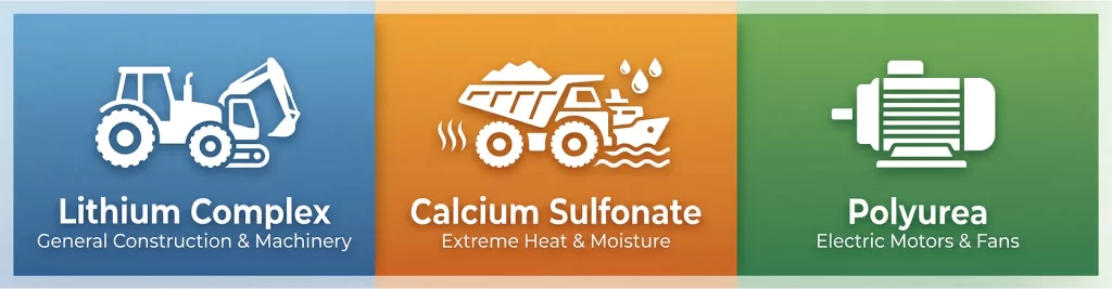 Best Grease Types for Hot-Climate Off-Road Equipment