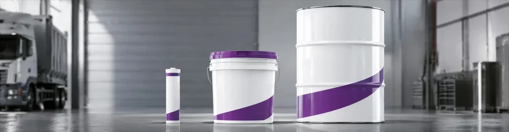 Fleet grease packaging options including cartridges pails and drums for private label supply
