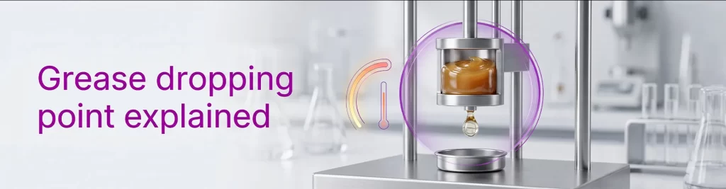 Grease dropping point test concept for high temperature grease selection
