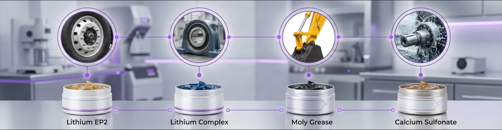 Starter grease range for fleet construction agriculture and industrial distributors in Georgia