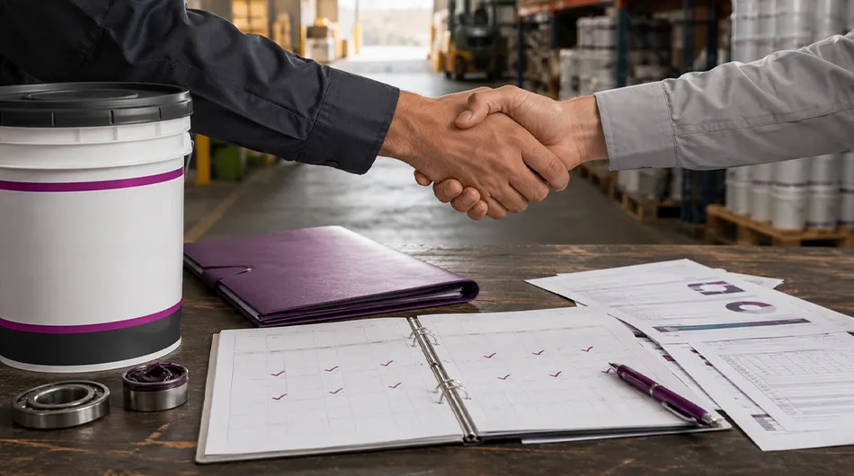 Long term B2B grease supply relationships between industrial distributors and buyers Long term B2B grease supply relationships between industrial distributors and buyers
