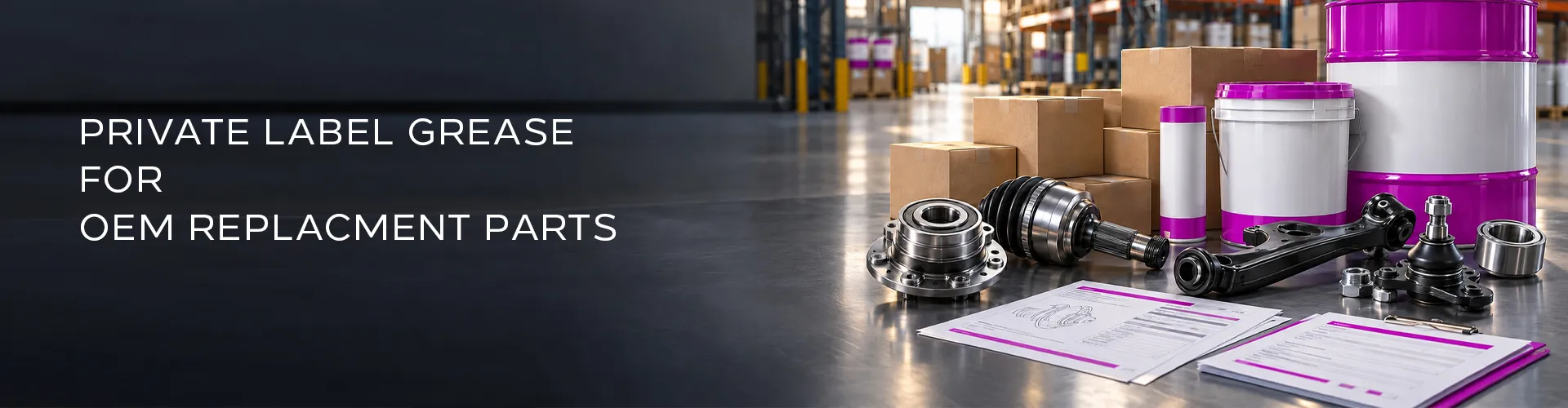 Private Label Grease for OEM Replacement Parts & Aftermarket Brands